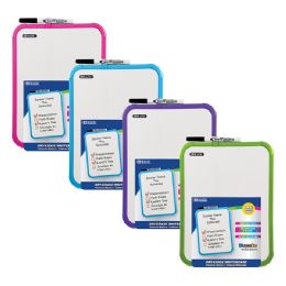 12 pieces Asstd Color 8.5" X 11" Dry Erase Board W/ Marker - Office Accessories