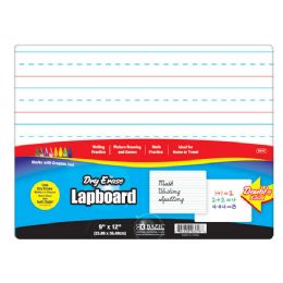 24 Wholesale 9" X 12" Double Sided Dry Erase Lap Board