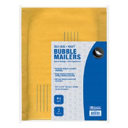 24 pieces 9.5" X 13.5" (#4) SelF-Seal Bubble Mailers (2/pack) - Envelopes