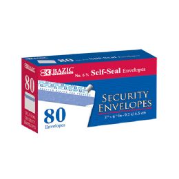24 pieces #6 3/4 SelF-Seal Security Envelopes (80/pack) - Envelopes