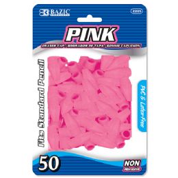 24 Bulk Pink Eraser Top (50/pack)