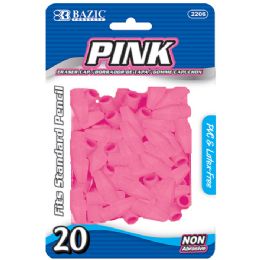 24 Bulk Pink Eraser Top (20/pack)