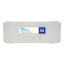 12 pieces Clear Multipurpose Ruler Length Utility Box - Organizer