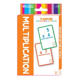 24 Wholesale Multiplication Flash Cards (36/pack)