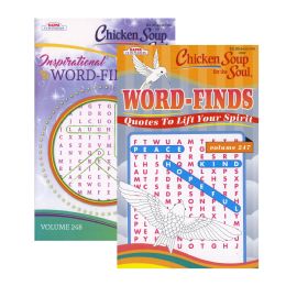 24 pieces Kappa Chicken Soup For The Soul Word Finds Puzzle Book - Digest Size - Crosswords, Dictionaries, Puzzle books