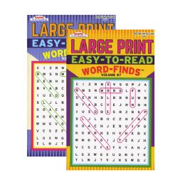 24 pieces Kappa Easy To Read Word Finds - Digest Size - Crosswords, Dictionaries, Puzzle books