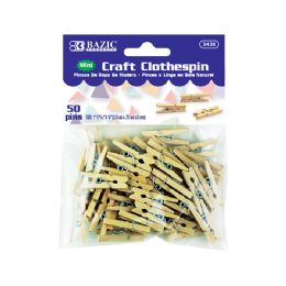 24 of Mini Natural Clothes Pin (50/pack)