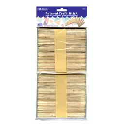 24 Wholesale Natural Craft Stick (100/pack)