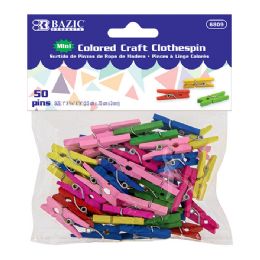 288 of Mini Colored Clothes Pin 50pack
