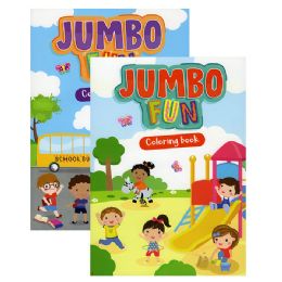 48 Wholesale Jumbo Fun Coloring & Activity Book