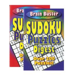 48 Wholesale Brain Teasing Sudoku Puzzle Book Digest Size
