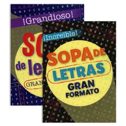 48 pieces Sopa De Letras Gran Formato - Crosswords, Dictionaries, Puzzle books