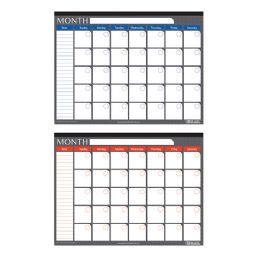 24 pieces 17" X 22" Undated 12-Month Desk Pad Calendar - Office Accessories