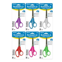 24 Wholesale 5" Blunt Tip School Scissors