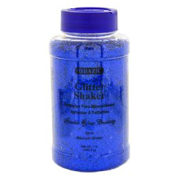 12 Pieces 1lb / 16 Oz Blue Glitter - Craft Glue & Glitter