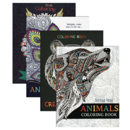 48 pieces Animal Coloring Book For Adults - Coloring & Activity Books