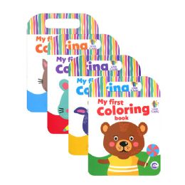 48 Wholesale My First Coloring Book With Handle