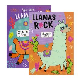 48 Wholesale Llamas Coloring Book
