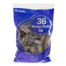 50 of Nickel Coin Wrappers (36/pack)
