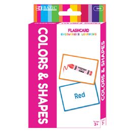 24 Wholesale Colors Preschool Flash Cards (36/pack)