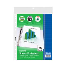 12 Wholesale Economy Weight Top Loading Sheet Protectors (100/pack)