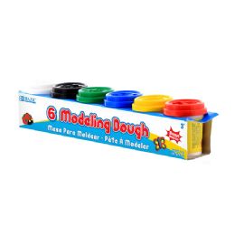 24 pieces 2 Oz. Multi Color Modeling Dough (6/pack) - Clay & Play Dough