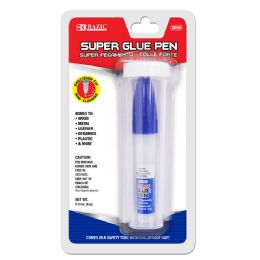 24 Wholesale 0.10 Oz (3g) Super Glue Pen W/ Precision Tip Applicator