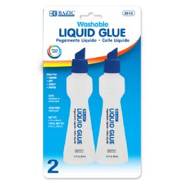 24 pieces 2.7 Fl Oz (80 Ml) Stationery Clear Glue (2/pack) - Glue