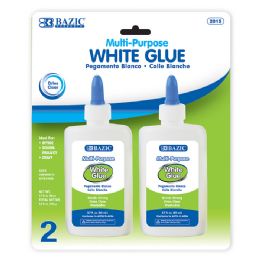 24 pieces 2.7 Fl Oz (80 Ml) White Glue (2/pack) - Glue