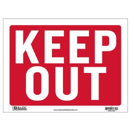 24 of 12" X 16" Keep Out Sign