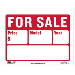 24 pieces 12" X 16" For Sale Sign (2-Line) - Sign