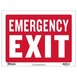 24 Wholesale 12" X 16" Emergency Exit Sign