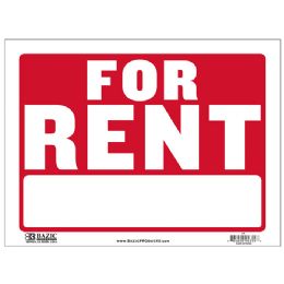 24 pieces 12" X 16" For Rent Sign - Sign
