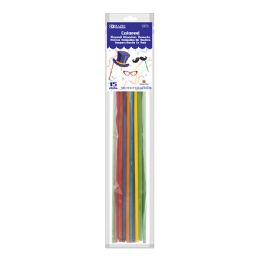 24 Wholesale 3/16" X 12" Round MultI-Colored Wooden Dowel (15/bag)