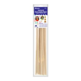 24 of Assorted Round Natural Wooden Dowel (10/bag)