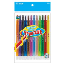 12 pieces 12 Color Propelling Crayons - Crayon