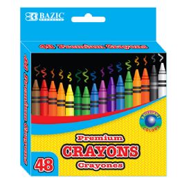 24 Wholesale 48 Ct. Premium Crayons