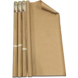 36 Bulk 30" X 14 Ft. AlL-Purpose Natural Kraft Wrap Paper Roll