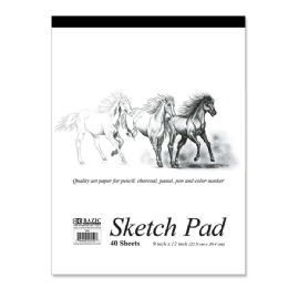 48 pieces 40 Ct. 9" X 12" Sketch Pad - Sketch, Tracing, Drawing & Doodle Pads