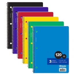 24 of W/r 120 Ct. 3-Subject Spiral Notebook