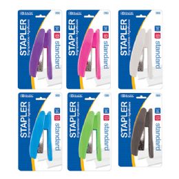 24 Wholesale Bright Color Standard (26/6) Stapler