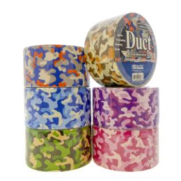 24 Wholesale 1.88" X 5 Yards Camouflage Series Duct Tape