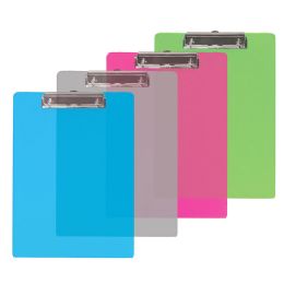 48 pieces Standard Size Plastic Clipboard W/ Low Profile Clip - Clipboards and Binders