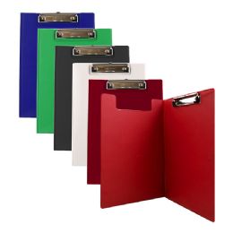 24 pieces A4 Size Pvc Clip Folder W/ Low Profile Clip - Clipboards and Binders