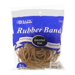 36 pieces 2 Oz./ 56.70 G Assorted Sizes Rubber Bands - Rubber Bands