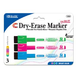 24 pieces Bright Colors Magnetic DrY-Erase Markers (3/pack) - Markers