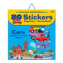 24 Bulk Car Series Assorted Sticker (80/bag)
