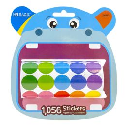 24 Bulk Polka Dot Sticker Rolls (1056/roll)