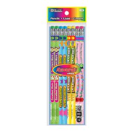 24 Bulk Reward & Incentive Wood Pencil W/ Eraser (8/pack)