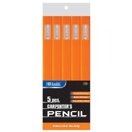 24 Wholesale Carpenter's Pencil (5/pack)